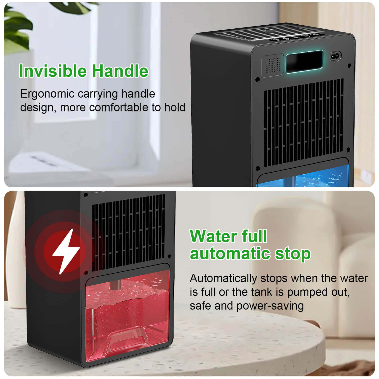Loefme B631 Dehumidifier 850 ML/Day 7 Colors Light Drying Mode Defrost Function Sleep Mode Quiet Home Bedroom 3L Air Dehumidifier
