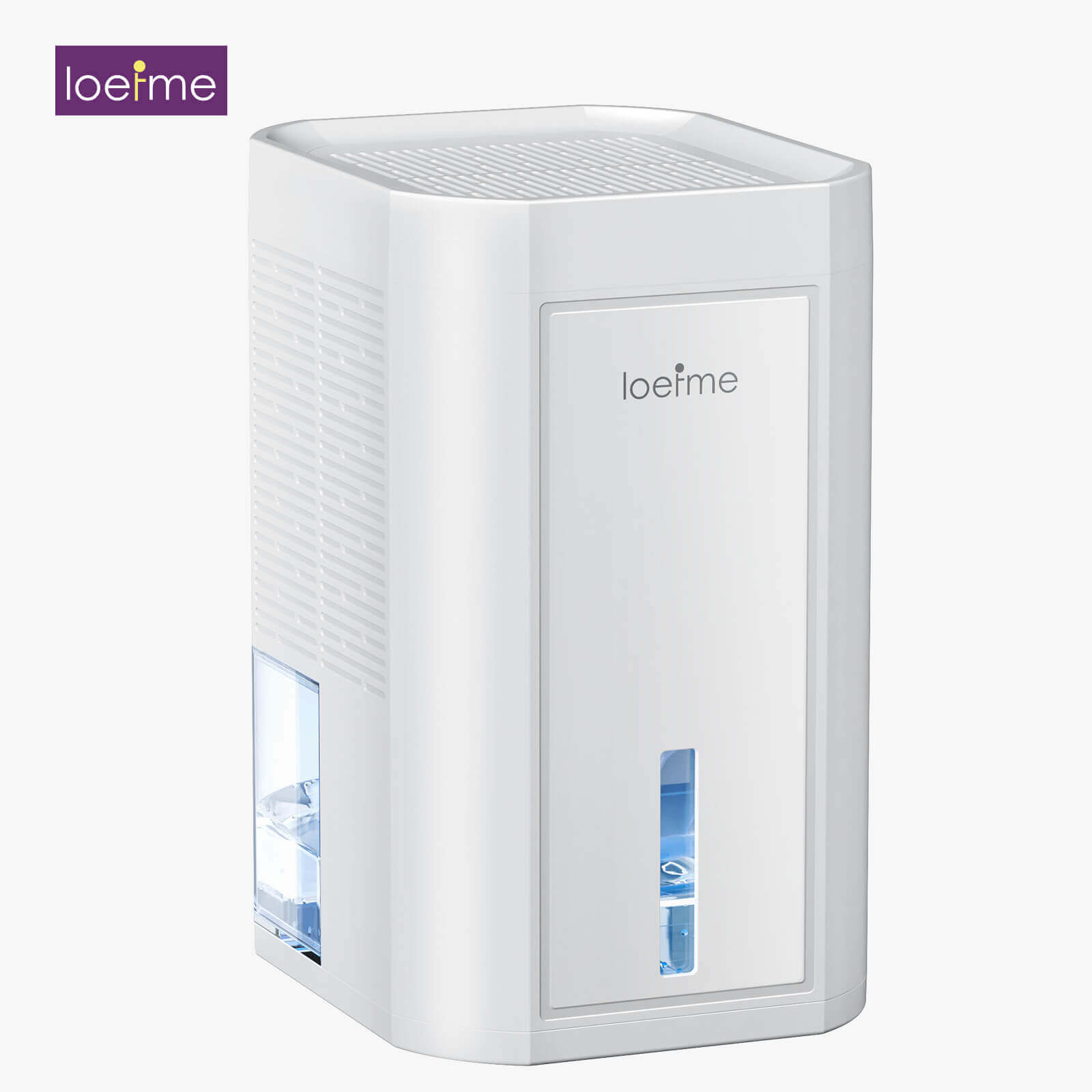 Loefme 1L Portable Silent Dehumidifier 350ML/day Air Dehumidifier Dryer With LED Light Area 5-20m2 For Home Bedroom Living Room