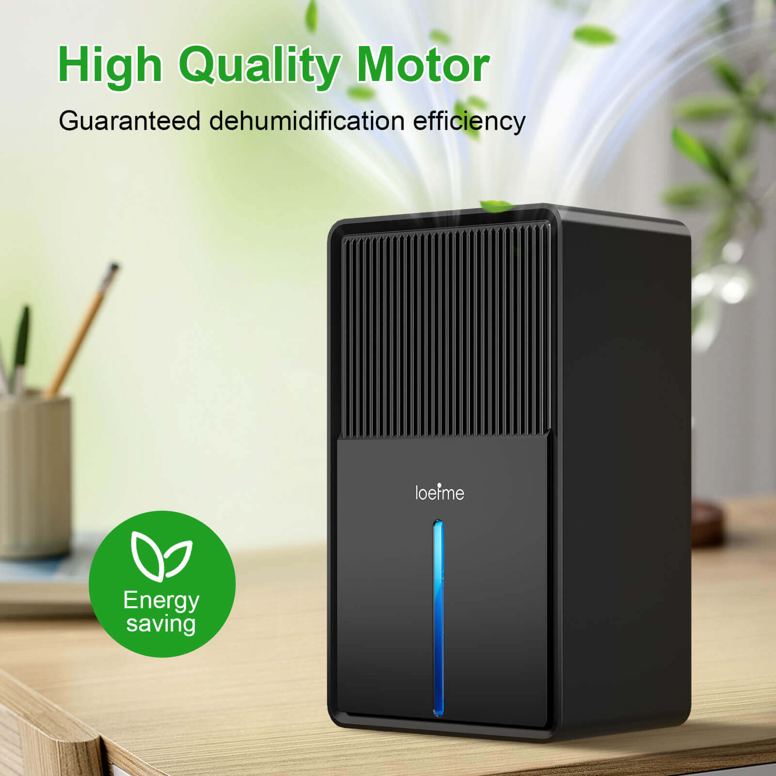 Loefme B631 Dehumidifier 850 ML/Day 7 Colors Light Drying Mode Defrost Function Sleep Mode Quiet Home Bedroom 3L Air Dehumidifier