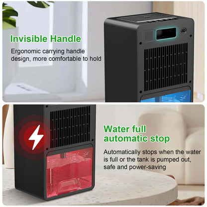 Loefme B631 Dehumidifier 850 ML/Day 7 Colors Light Drying Mode Defrost Function Sleep Mode Quiet Home Bedroom 3L Air Dehumidifier